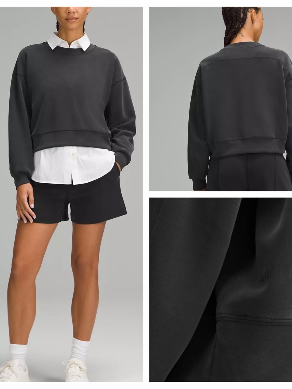 lululemon Softstreme Perfectly Oversized
Cropped Crew